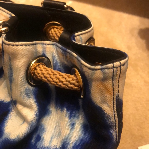 Michael Kors Tie Dye Blue Tote - Picture 6 of 7